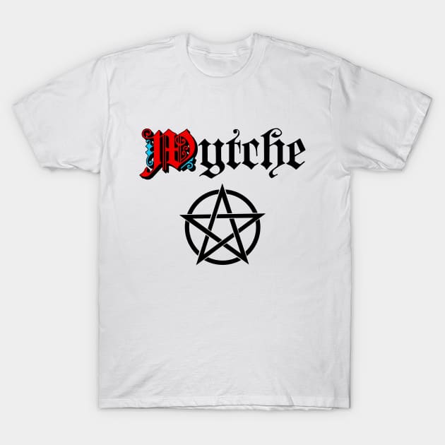 Wytche - Witch with Fancy "W" and Pentagram T-Shirt by TraditionalWitchGifts